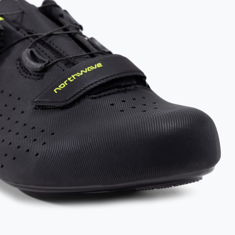 Buty szosowe męskie Northwave Core Plus 2 black/yellow fluo 8