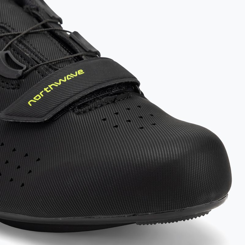Buty szosowe męskie Northwave Core Plus 2 black/yellow fluo 7