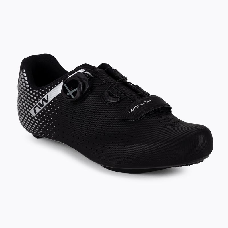 Buty szosowe męskie Northwave Core Plus 2 Wide black/silver