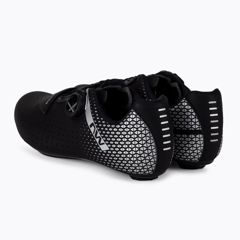 Buty szosowe męskie Northwave Core Plus 2 Wide black/silver 3