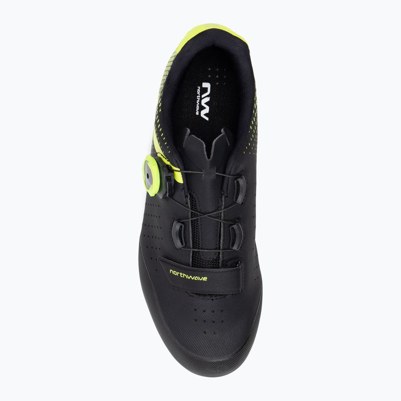 Buty rowerowe MTB męskie Northwave Origin Plus 2 black/yellow fluo 6