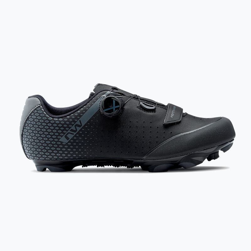 Buty rowerowe MTB męskie Northwave Origin Plus 2 black/dark grey 10
