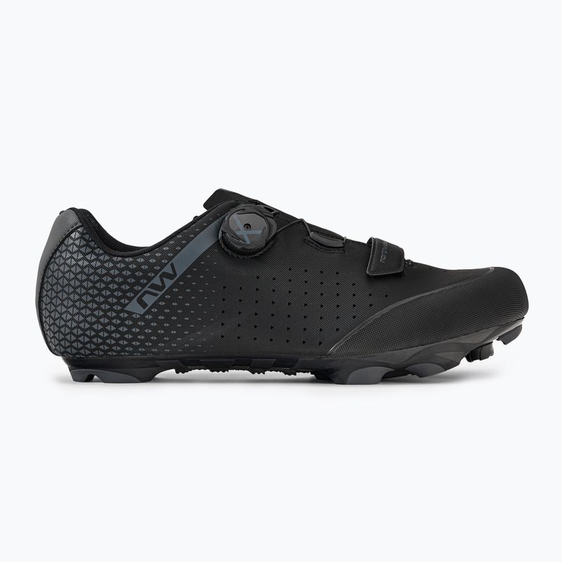 Buty rowerowe MTB męskie Northwave Origin Plus 2 black/dark grey 2