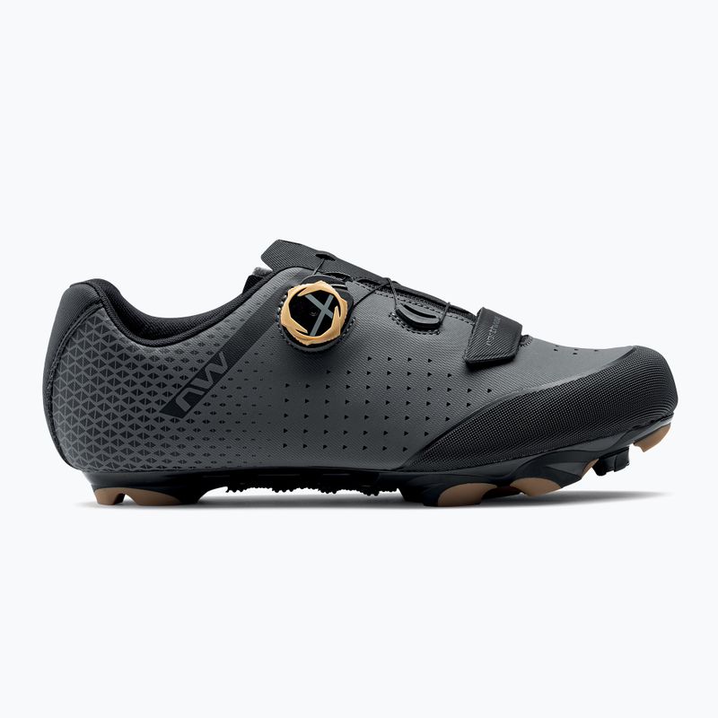 Buty rowerowe MTB męskie Northwave Origin Plus 2 dark grey/honey 10