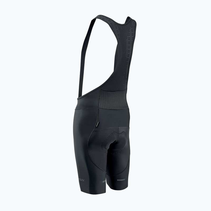 Spodenki rowerowe męskie Northwave Fast Bibshort black 8