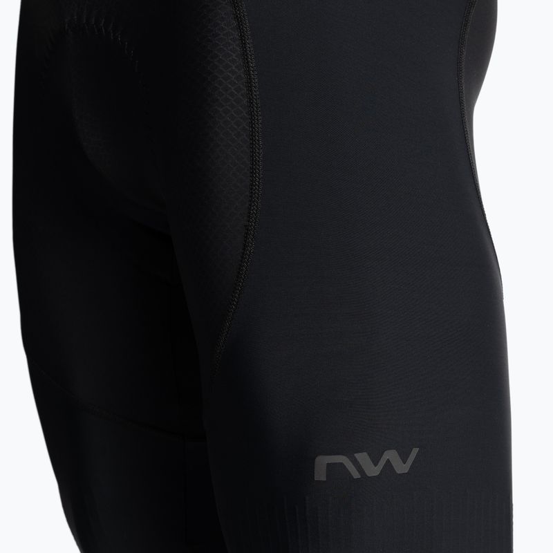 Spodenki rowerowe męskie Northwave Fast Bibshort black 3