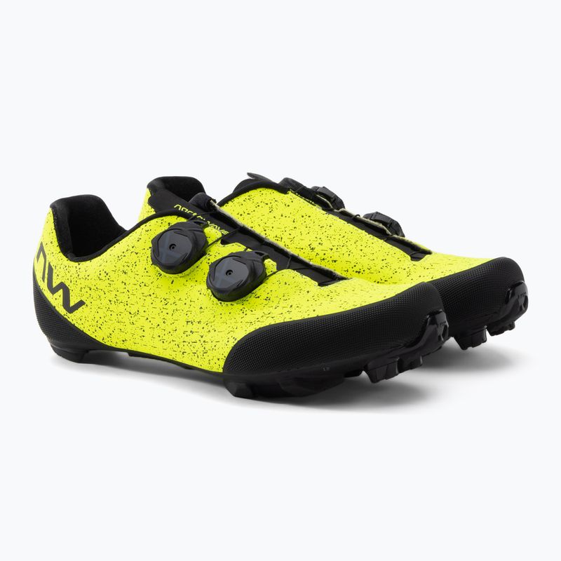 Buty rowerowe MTB męskie Northwave Rebel 3 yellow fluo/black 5