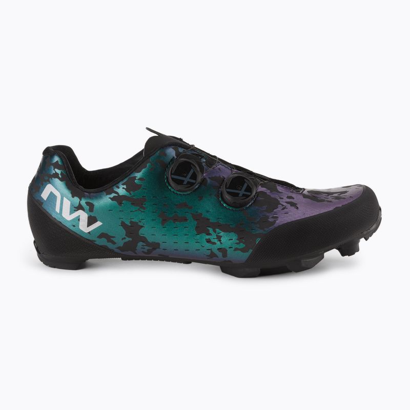 Buty rowerowe MTB męskie Northwave Rebel 3 iridescent 2