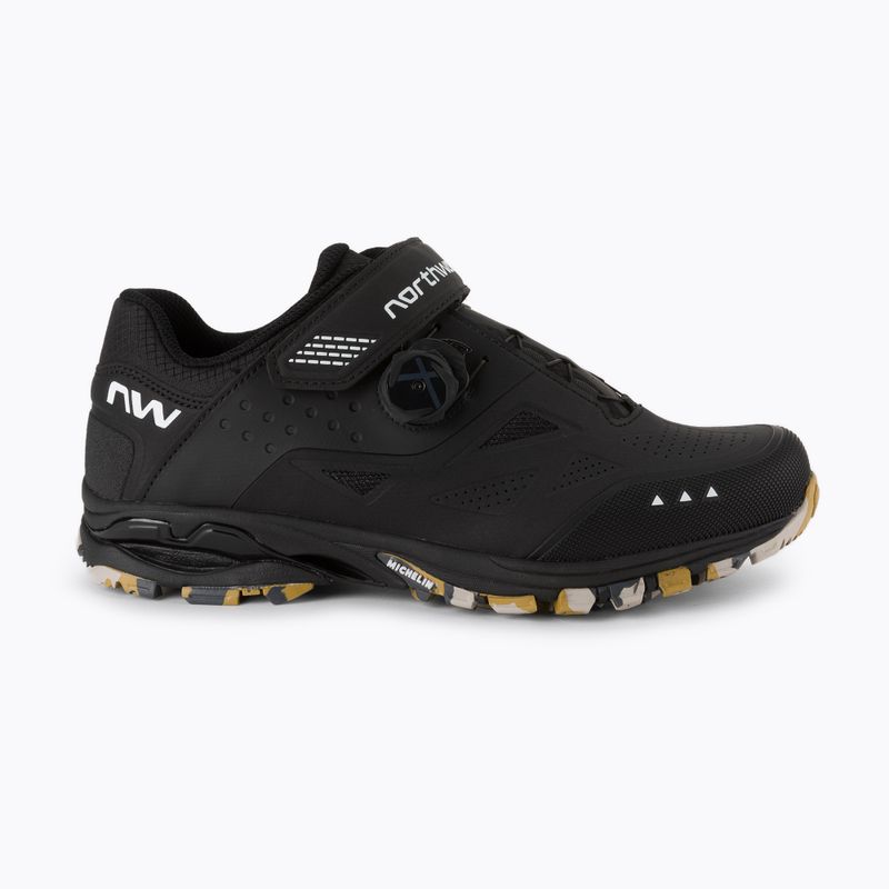 Buty rowerowe MTB męskie Northwave Spider Plus 3 black/camo sole 2