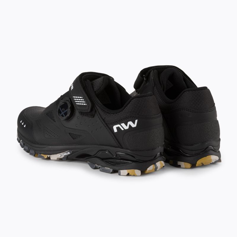 Buty rowerowe MTB męskie Northwave Spider Plus 3 black/camo sole 3