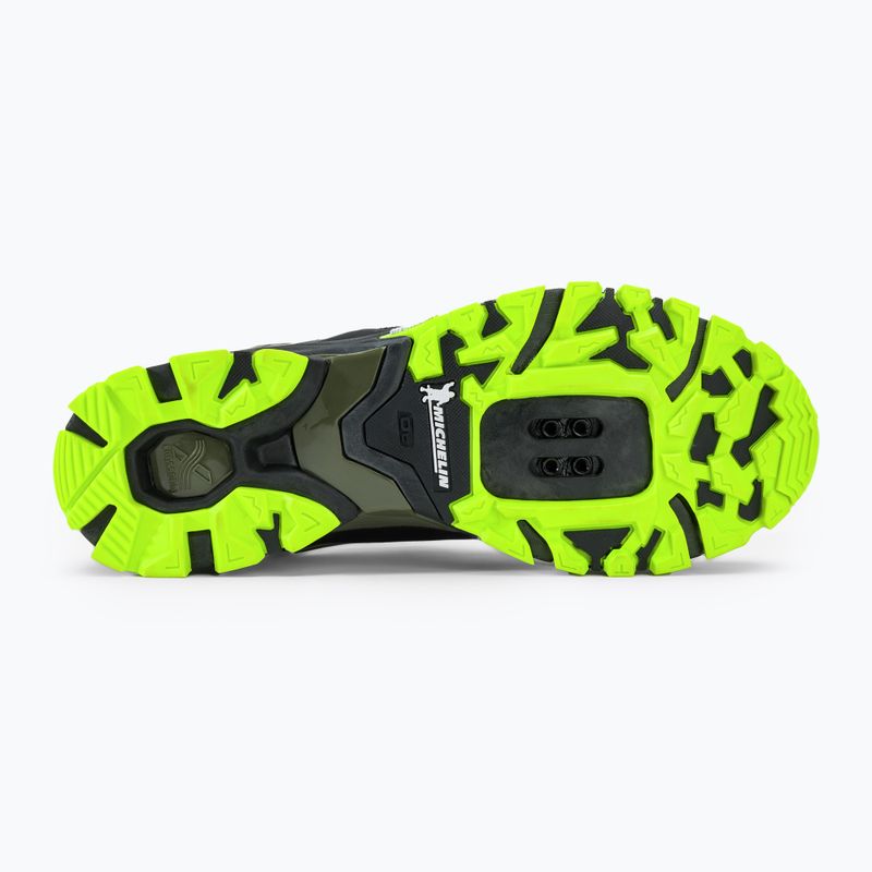 Buty rowerowe MTB męskie Northwave Spider 3 black/yellow fluo 4