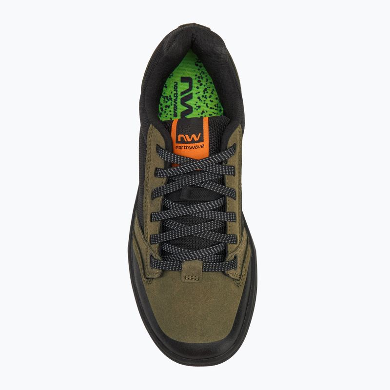 Buty rowerowe platformy męskie Northwave Tribe 2 forest green 5