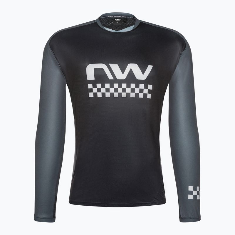 Longsleeve rowerowy męski Northwave Edge black/dark grey