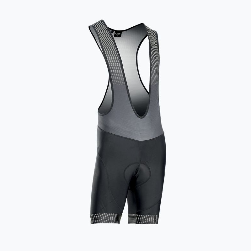 Spodenki rowerowe męskie Northwave Origin Bibshort black/grey 4