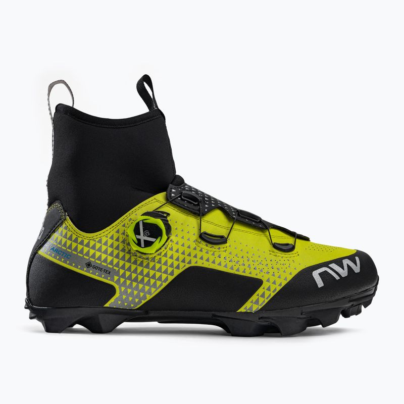 Buty rowerowe MTB męskie Northwave Celsius XC ARC. GTX yellow fluo/black 2