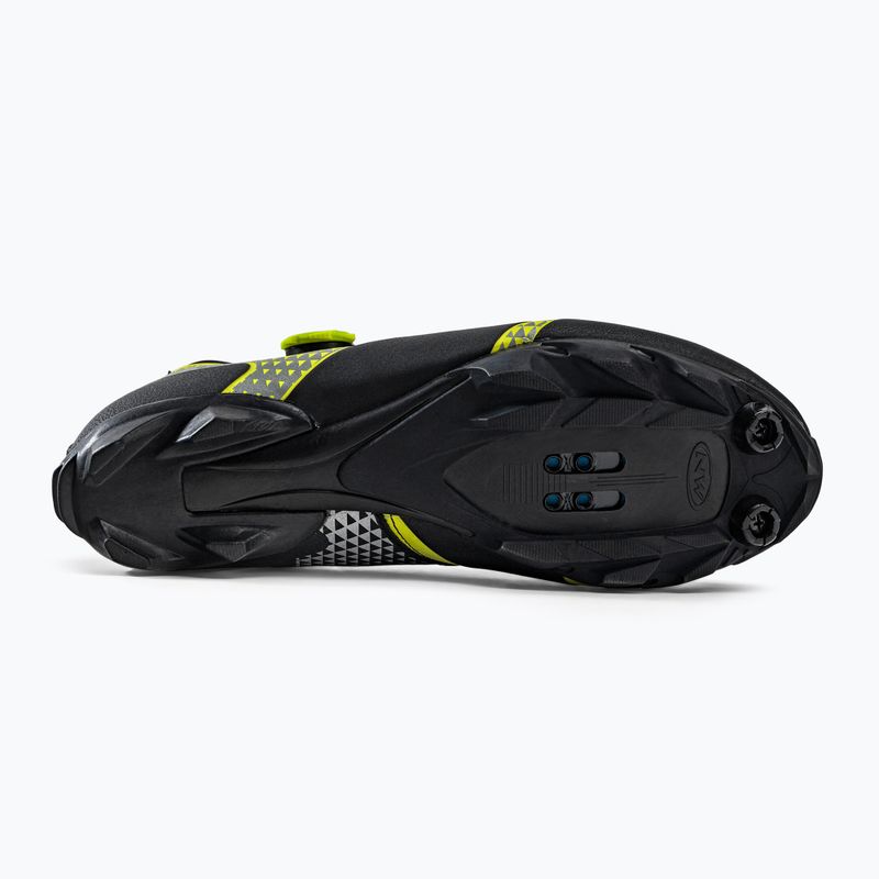 Buty rowerowe MTB męskie Northwave Celsius XC ARC. GTX yellow fluo/black 5