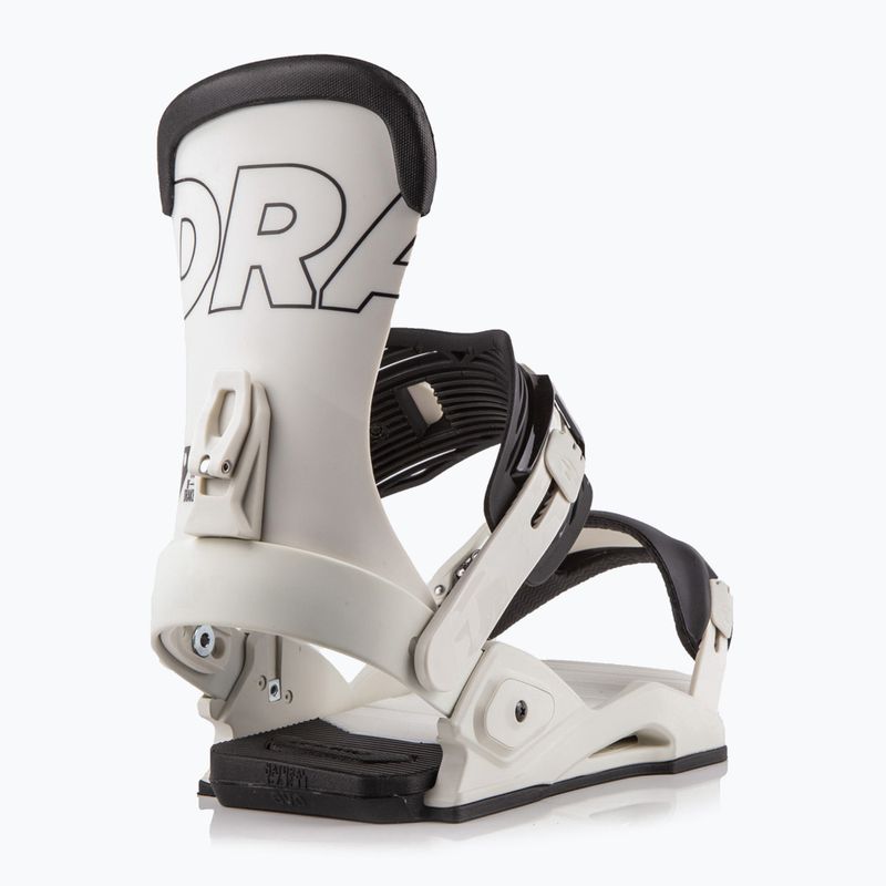 Wiązania snowboardowe męskie Drake Reload off white 6