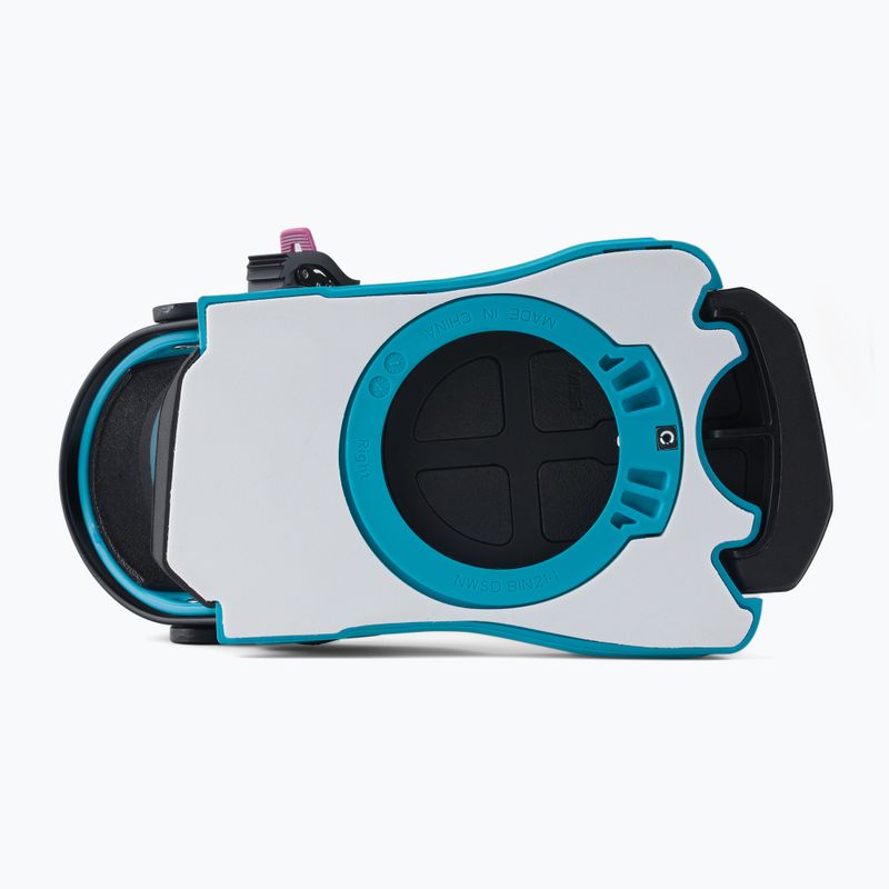 Wiązania snowboardowe męskie Drake Fifty black/blue 4