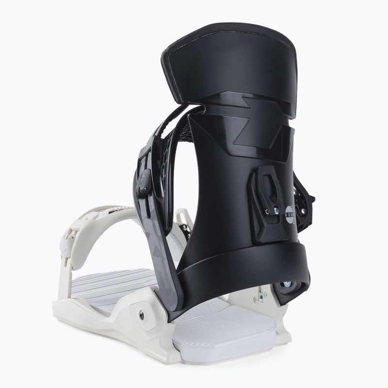 Wiązania snowboardowe męskie Drake Fifty black/white 3