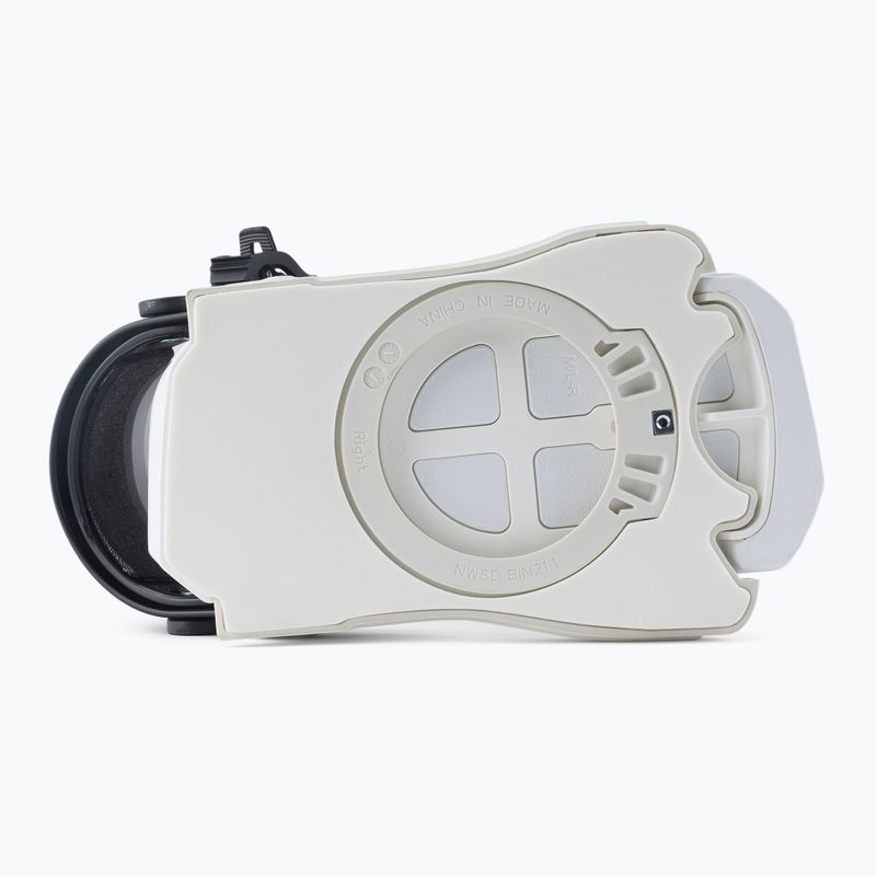 Wiązania snowboardowe męskie Drake Fifty black/white 4