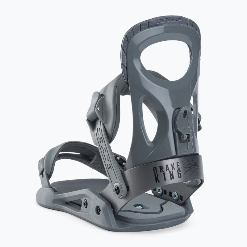 Wiązania snowboardowe męskie Drake King 2022 grey 3