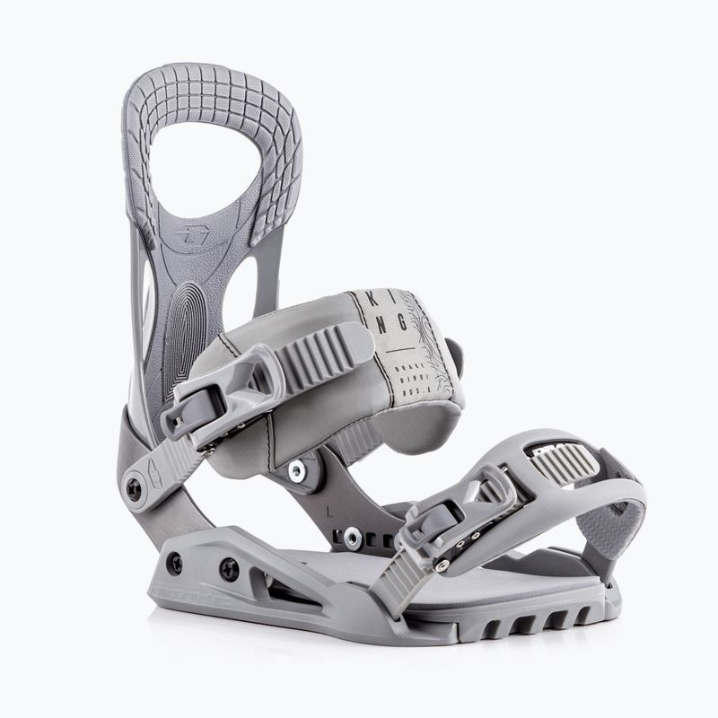 Wiązania snowboardowe męskie Drake King 2022 grey 5