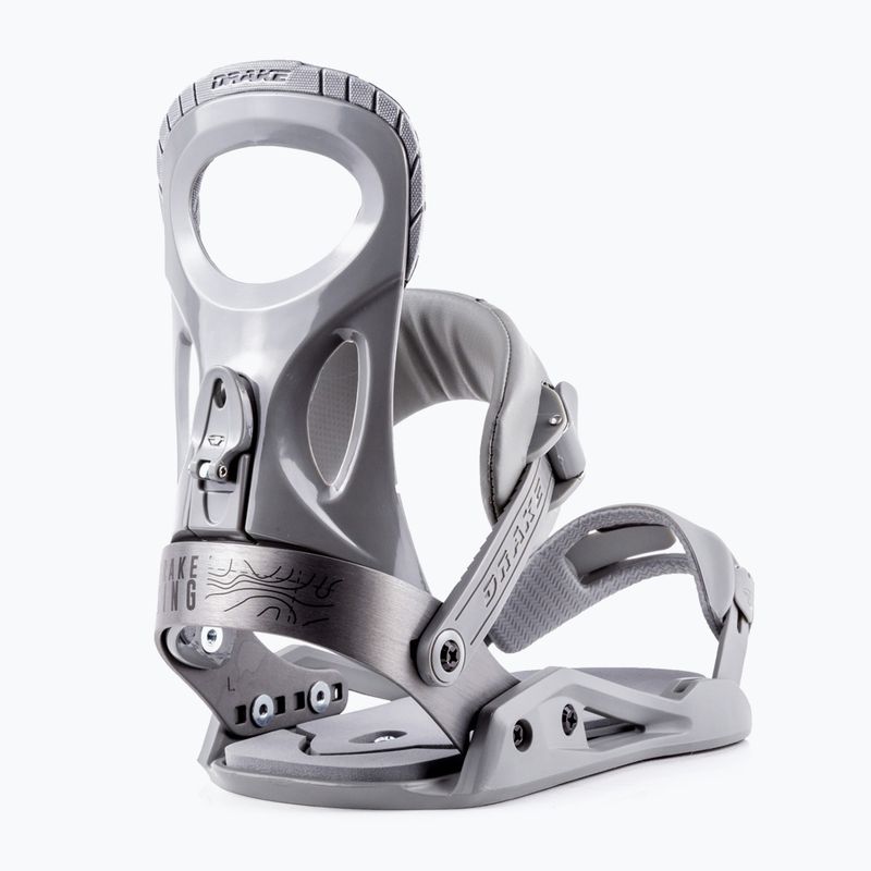 Wiązania snowboardowe męskie Drake King 2022 grey 6