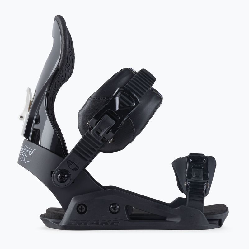 Wiązania snowboardowe damskie Drake Queen W 2022 black 2