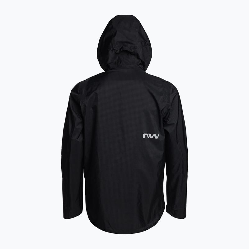 Kurtka rowerowa męska Northwave Noworry Pro Hardshell black 2