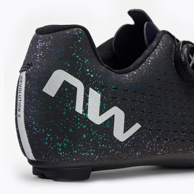 Buty szosowe męskie Northwave Revolution 3 Freedom black/iridescent 9