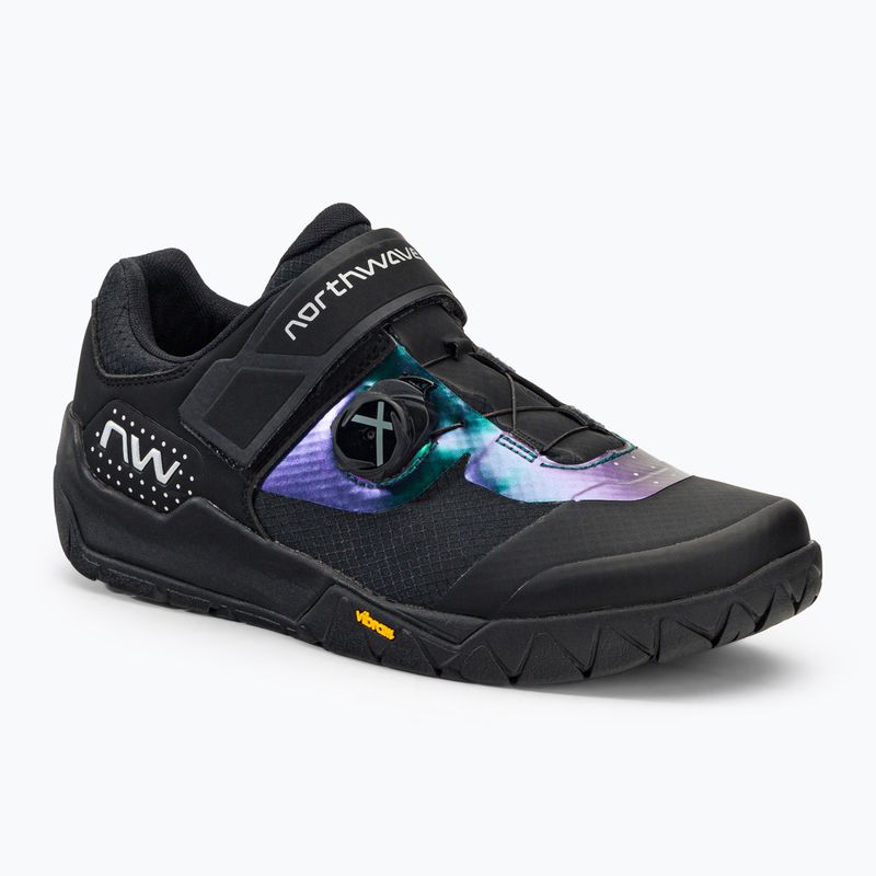 Buty rowerowe MTB męskie Northwave Overland Plus black/iridescent
