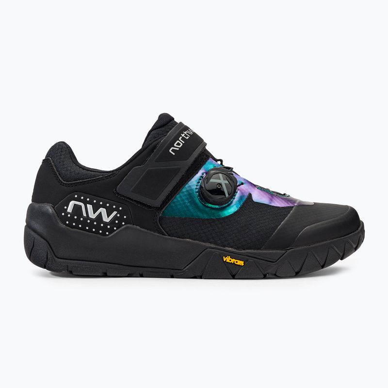 Buty rowerowe MTB męskie Northwave Overland Plus black/iridescent 2