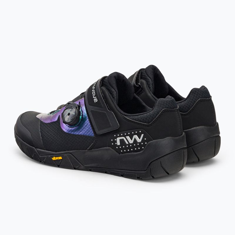 Buty rowerowe MTB męskie Northwave Overland Plus black/iridescent 3