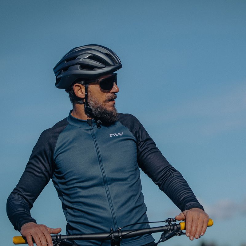 Longsleeve rowerowy męski Northwave Blade 4 deep blue/black 5