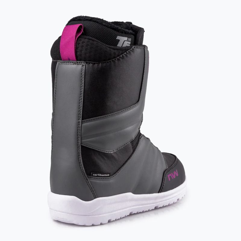 Buty snowboardowe damskie Northwave Helix Spin W black/dark grey 11
