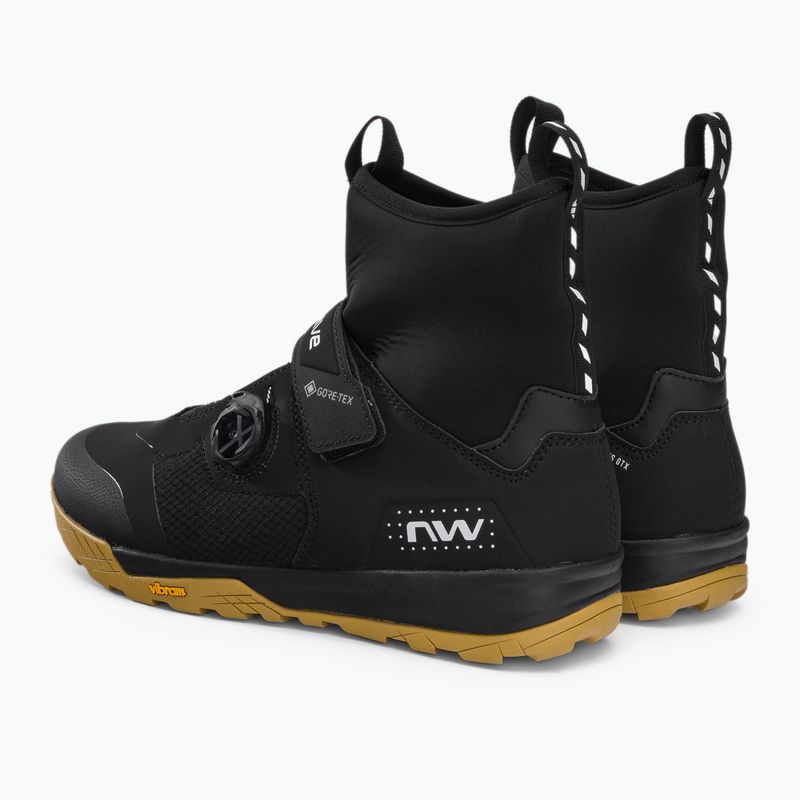 Buty rowerowe MTB męskie Northwave Kingrock Plus GTX black/honey 3