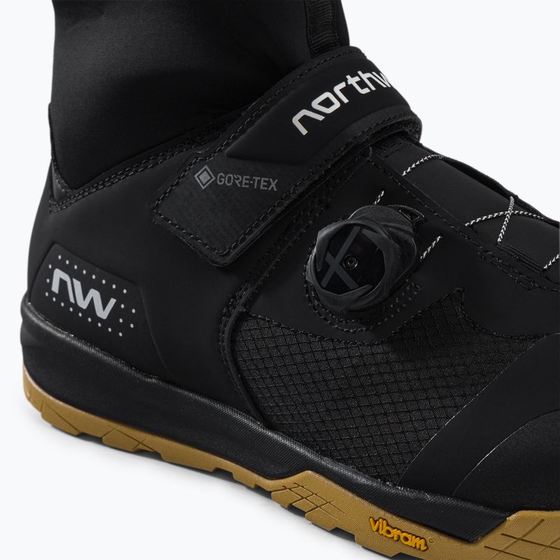 Buty rowerowe MTB męskie Northwave Kingrock Plus GTX black/honey 8