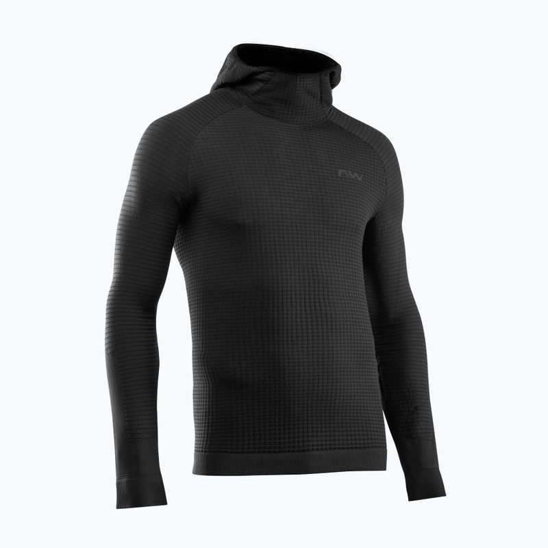 Bluza rowerowa męska Northwave Route Knit Hoodie black 4