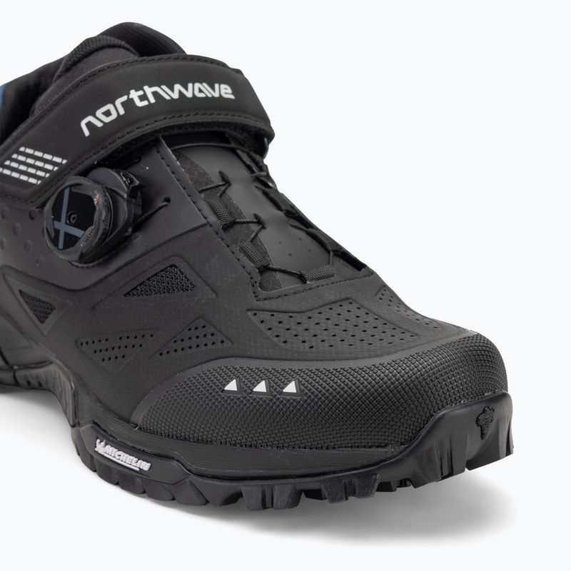Buty rowerowe MTB męskie Northwave Enduro Mid 2 black/deep blue 7