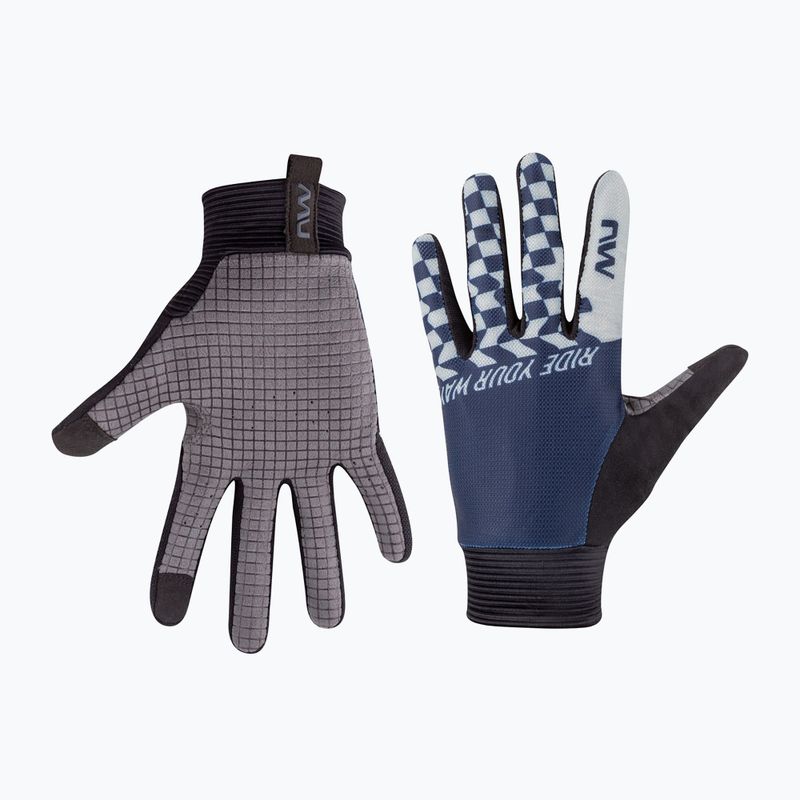 Rękawiczki rowerowe męskie Northwave Air Lf Full Finger deep blue/light grey 5