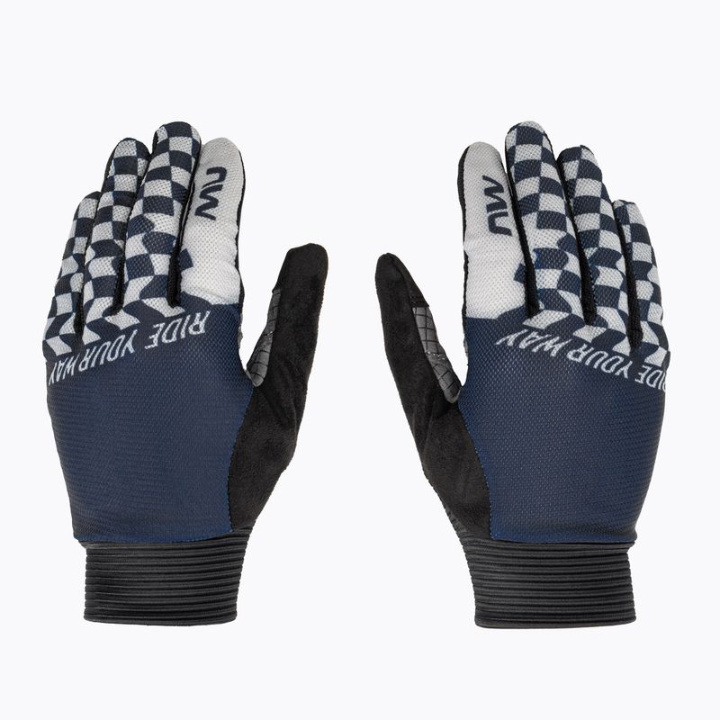 Rękawiczki rowerowe męskie Northwave Air Lf Full Finger deep blue/light grey 3