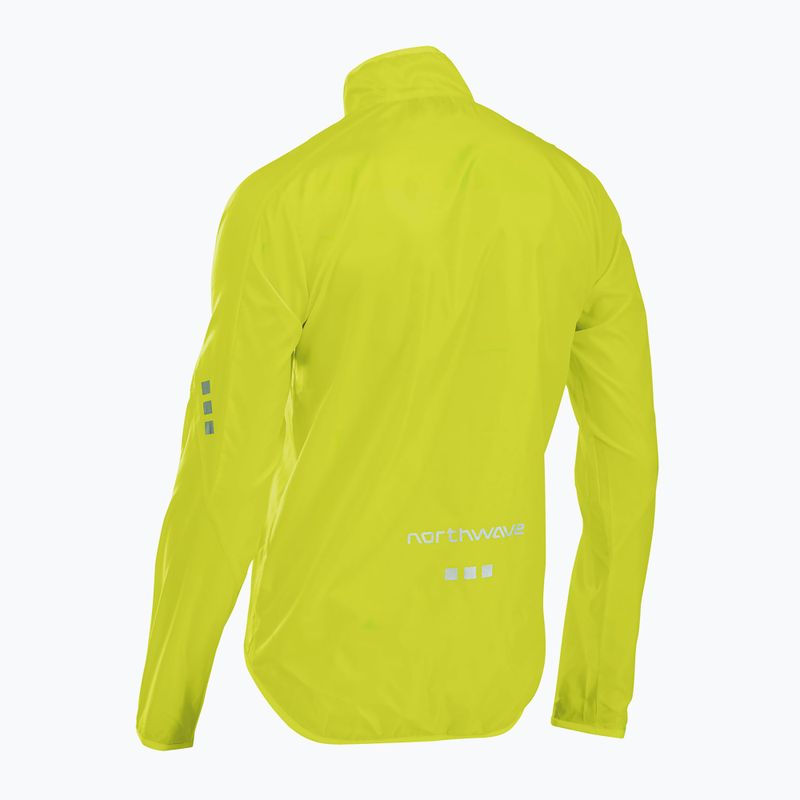 Kurtka rowerowa męska Northwave Vortex 2 yellow fluo 2