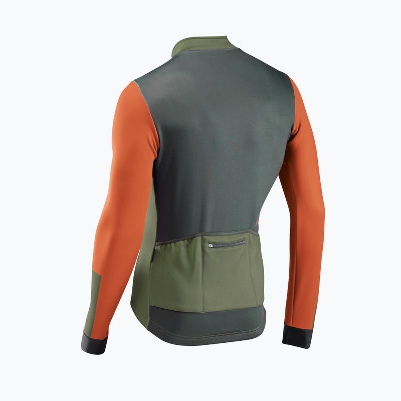 Kurtka rowerowa męska Northwave Blade 2 forest green/cinnamon 2