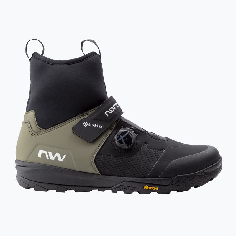 Buty rowerowe MTB męskie Northwave Kingrock Plus GTX black/forest green 7