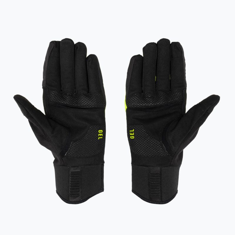 Rękawiczki rowerowe męskie Northwave Fast Gel black/yellow fluo 2