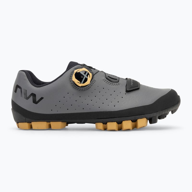Buty rowerowe MTB męskie Northwave Hammer Plus dark grey/honey 2