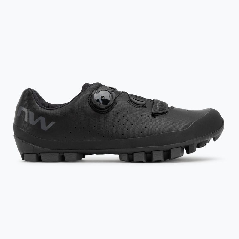 Buty rowerowe MTB męskie Northwave Hammer Plus Wide black/dark grey 2