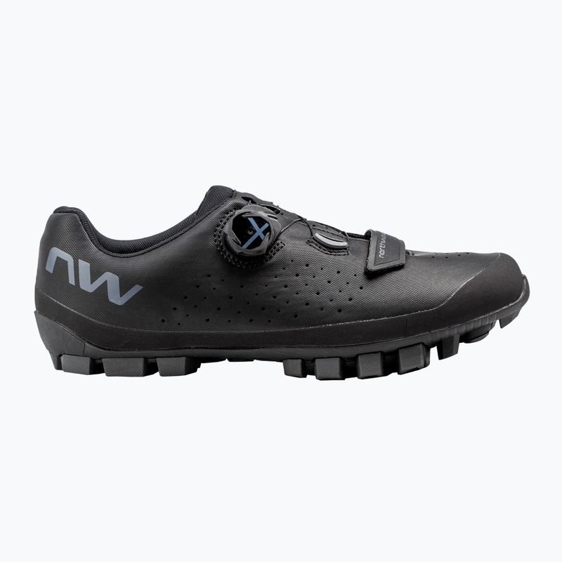 Buty rowerowe MTB męskie Northwave Hammer Plus Wide black/dark grey