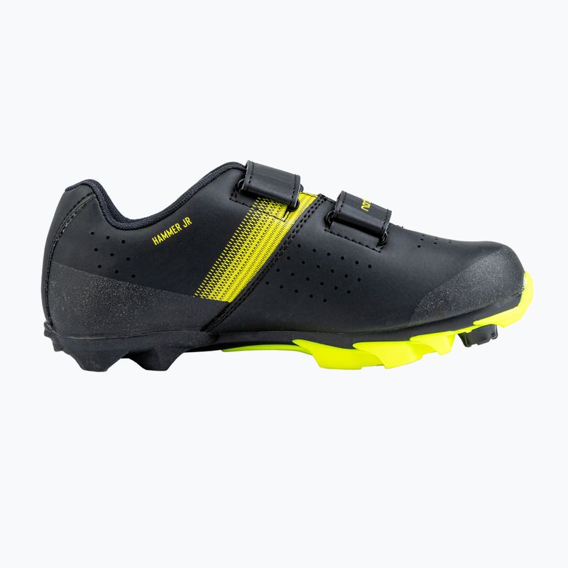 Buty rowerowe MTB dziecięce Northwave Hammer Junior black/yellow fluo 2