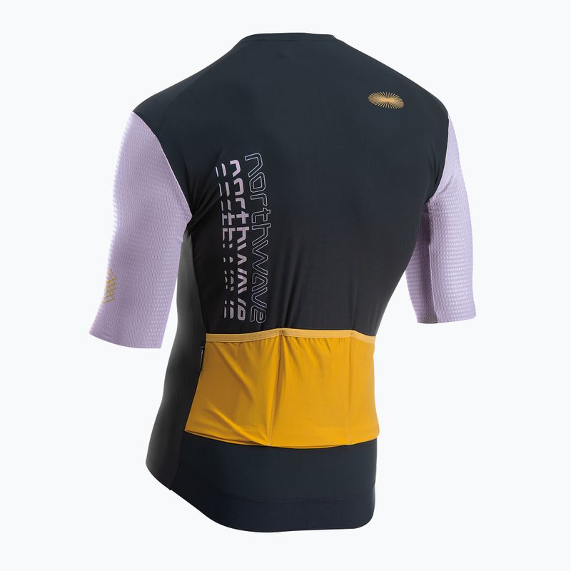 Koszulka rowerowa męska Northwave Extreme Evo black/lilac 2